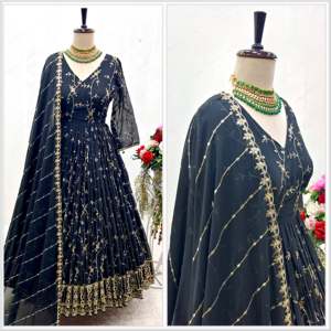 ชุดเดรสออกงานปาร์ตี้ดีไซน์เนอร์พร้อม pent and dupatta หรูหราและ dupatta รวม - Product Image 1