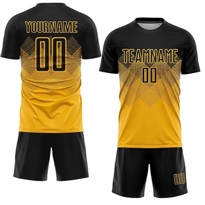 Conjunto de Uniforme de Fútbol OEM, Camiseta y Pantalones Cortos Personalizados, Impresos, Transpirables, de Poliéster, Kit de Equipo de Secado Rápido, Ropa Deportiva Sublimada - Product Image 4