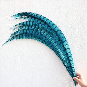 Plumas de Cola de Faisán de Lady Amherst Zebra Extralargas de 80-90 cm al por Mayor para Disfraces de Carnaval y Suministros para Fiestas - Product Image 2