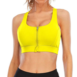 Soutien-gorge de sport sexy pour femme et vêtements de sport sans couture, séchage rapide et respirant, grande taille, crop top de fitness à épaules dénudées - Product Image 6