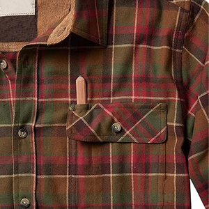 Most Demanded Design <b>Men</b> <b>Flannel</b> <b>Shirt</b> Breathable Anti-Wrinkle High Quality Customizable Latest Fabric - Product Image 4