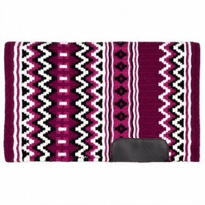 Vente en gros de couvertures de selle pour chevaux de style western, fabriquées à la main, 100% laine pure, coussin de selle Navajo, absorbant les chocs, équipement d'équitation direct - Product Image 5