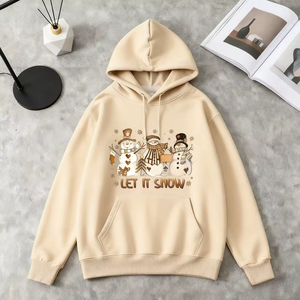 Sudadera con Capucha para Mujer, Diseño Navideño con Muñeco de Nieve, Divertida y Linda, Último Diseño, Logotipo Personalizado - Product Image 4