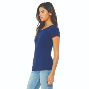 Camiseta de Algodón Grueso Informal de Verano para Mujer, Tejido Transpirable y Ecológico, Logotipo Estampado, Manga Corta, Corte Regular - Product Image 2