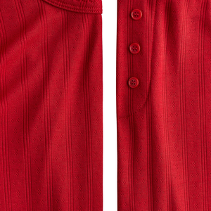 Ensemble de pyjama pour femmes en coton jacquard tissé, respirant, séchage rapide, manches longues, été, automne, printemps - Product Image 6