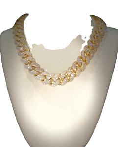 Collier fin plaqué or rose personnalisé, chaîne torsadée taille brillant, testeur de diamant inclus, cadeau idéal - Product Image 1