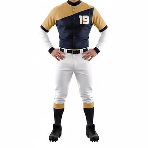 Uniforme de Béisbol Profesional para Equipos, con Logotipo Personalizado, Tela de Poliéster Transpirable de Alta Calidad, Servicio OEM - Product Image 1