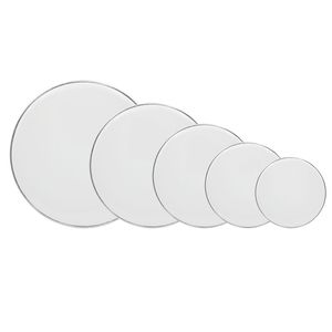 Accessori per Batteria: Pelli Bianche per Strumenti a Percussione da 22", 16", 14", 13" e 12" - Product Image 1