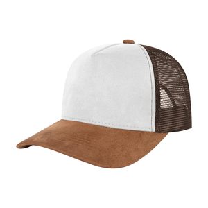 Premium 5 Panel Mesh Trucker <b>Hat</b> Custom Logo OEM Private Label - Product Image 1