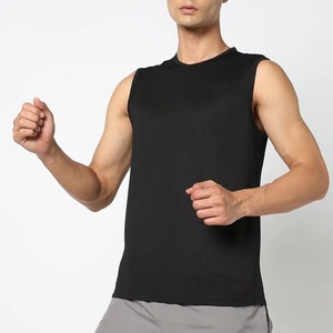 Camiseta sin Mangas Premium para Hombre, Personalizada, de Verano, para Gimnasio, Fitness, 100% Algodón, Transpirable, de Secado Rápido - Product Image 1