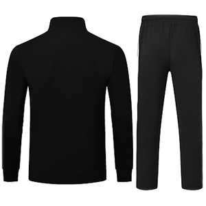 Chándales con Capucha Personalizados y Elegantes, Unisex, de Forro Polar para Invierno, para Entrenamiento Deportivo, con Logotipo Impreso por Transferencia Térmica, Diseño Paisley/Liso - Product Image 2