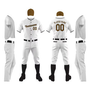 Camisetas de Béisbol Sublimadas Personalizadas OEM ODM, Nuevo Diseño, 100% Poliéster, Transpirables, Antibacterianas, Protección UV, Tallas Grandes - Product Image 1