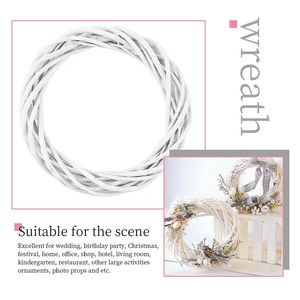 Noyau de rotin naturel et matériau en rotin pelé Qualité d'exportation Boule de Noël et ornements d'arbre Décoration de boule pour la saison des fêtes - Product Image 4