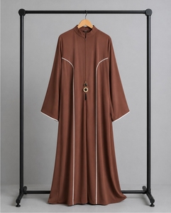 Chemise en satin imprimé de style chinois pour femme, col mandarin bleu, manches longues, grande taille, coupe ample, fermeture éclair intégrale, automne - Product Image 2