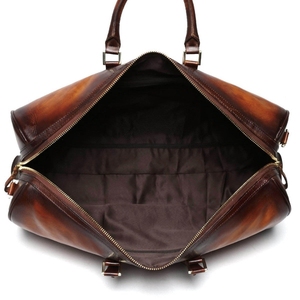 New Arrival Vintage 100% Real <b>Leather</b> Fashion Cowhide <b>Duffle</b> <b>bags</b> Low Price Handmade Personalized <b>Leather</b> Cowhide <b>Duffle</b> <b>bags</b> - Product Image 5