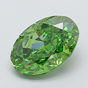 Diamante Verde Ovalado de Laboratorio, Corte Elegante, Certificado IGI, 5-7 Quilates, para Joyería - Product Image 2