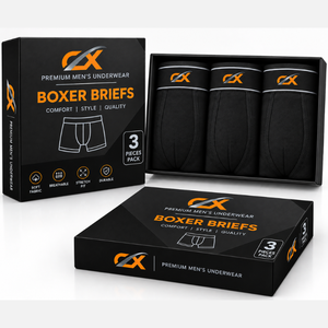 Calzoncillos Bóxer de Algodón y Elastano para Hombre, Cintura Elástica, Ajuste Cómodo, Suministro al por Mayor Directo de Fábrica, OEM/ODM - Product Image 1