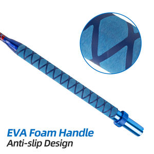 Canne à pêche à la traîne en eau salée pour <span class=keywords><strong>bateau</strong></span>, 5 guides, poignée EVA, 1,7 m, 100 lb, en fibre <span class=keywords><strong>de</strong></span> verre, pour thon - Product Image 6