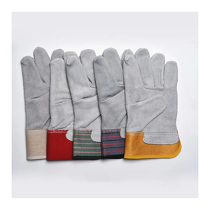 Gants de travail en cuir anti-coupure pas chers pour la construction, l'industrie, l'exploitation minière et la conduite – Équipement de protection des mains - Product Image 6