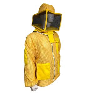 Chaqueta de apicultura ligera con tela de malla duradera antipicaduras para uso en apicultores - Product Image 3
