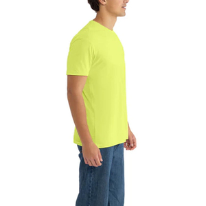 เสื้อยืดผู้ชายสำหรับใส่ทุกวัน ผลิตจากผ้าฝ้ายผสมเนื้อนุ่ม แขนสั้น ระบายอากาศได้ดี ทรงลำลอง เหมาะสำหรับกิจกรรมกลางแจ้งในฤดูร้อน - Product Image 4