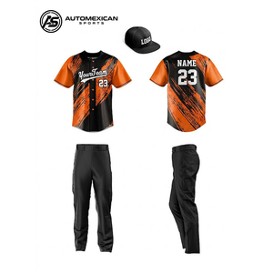 Uniforme de baseball scolaire personnalisé, maillot, pantalon, casquette pour les équipes universitaires, les joueurs jeunes, vente en gros OEM ODM - Product Image 2