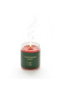 Elegant <b>Paraffin</b> Wax Jar with Premium Label Design Scented Smokeless Eco-Friendly Handmade Modern Indoor Home Decoration Gifting - Product Image 1