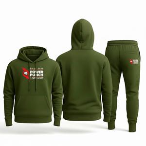 เสื้อสเวตเชิ้ตและชุดวอร์มเทคฟลีซแบบ 2 in 1 สำหรับผู้ชาย พิมพ์โลโก้ตามสั่ง ผลิตจากโพลีเอสเตอร์ เหมาะสำหรับฤดูหนาว ออกกำลังกายกลางแจ้ง - Product Image 2