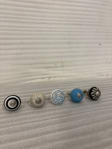 Tiradores de Cerámica Pintados a Mano, Pomos Decorativos para Gabinetes, Manijas Artísticas Únicas para Muebles, Pomos de Cerámica Premium - Product Image 2