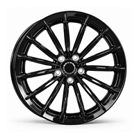 Jantes forgées multi-rayons denses de 18 à 22 pouces, finition noir brillant, 5x112 5x114.3 Monoblock VIW-161 pour BMW Audi Mercedes-Benz