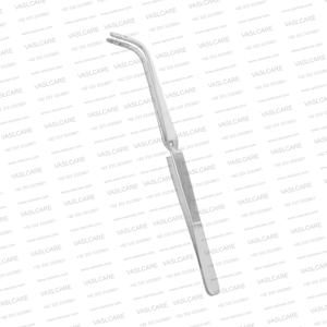 Pince à tampon Jackson 22 cm, pince à tampon nasal ORL courbée à baïonnette, pinces à tampon pour gaze laryngée par Vaslcare - Product Image 5