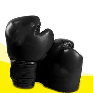 Gants de boxe en cuir de vachette véritable de haute qualité, logo personnalisé, couleur et taille sur mesure / Style à lacets pour l'entraînement (OEM) - Product Image 1