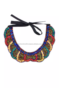 สร้อยคอปักลูกปัดสไตล์โรแมนติกคลาสสิกลวดลายสันติภาพสำหรับงานแต่งงาน - Product Image 3