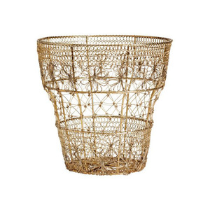 Farmhouse Style Iron Fruit Basket with Distressed Finish for Decorative Storage - Product Image 3