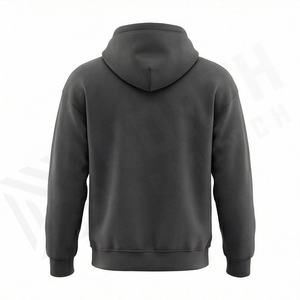 Sudadera con capucha extragrande personalizada y elegante para hombre, diseño vintage lavado con bolsillo frontal, cómoda sudadera con capucha personalizada para invierno. - Product Image 2