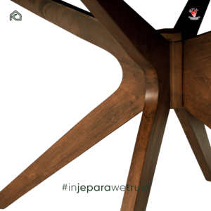 Table à manger ovale sur mesure en bois massif, grande table à piétement en bois pour hôtel, villa, restaurant, café, projet de mobilier - Product Image 3