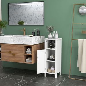 Mobiletto Organizzatore a 2 Ripiani per Bagno, Soluzione di Stoccaggio per Mensole - Product Image 5