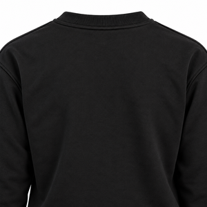 Sudadera de cuello redondo Zeta Phi Beta para mujer, negra sobre negro, con escudo bordado y escudo de armas en la manga, jersey de forro polar de la hermandad - Product Image 6
