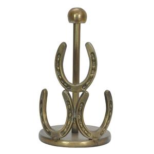 Horse Shoe Design <b>Tissue</b> Stand <b>Wedding</b> Table Accessories Napkin <b>Tissue</b> Holder Brass Antique Finish - Product Image 1