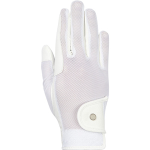 Gants d'équitation de haute qualité, respirants, pour l'été, paume renforcée en daim imitation, style complet pour l'équitation - Product Image 2