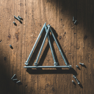 Tornillos para Madera de Acero al Carbono Zincado con Cabeza Hexagonal Clase 4.8 y 6.8, Rosca Parcial, Medidas en Pulgadas/Métricas, DIN/ANSI PDC - Product Image 1