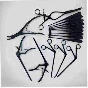 Cureta ósea para laminectomía con revestimiento negro, instrumentos quirúrgicos ortopédicos, 16 piezas A+ - Product Image 3