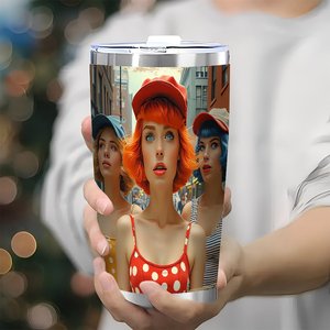 Stainless Steel Tumbler 20oz Double Wall <b>Insulated</b> Travel Mug Outdoor Commuter <b>Cup</b> - Product Image 3