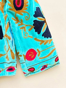 Wholesale <b>Velvet</b> Suzani Jacket Floral Embroidered Winter <b>Coat</b> Ethnic Outerwear Vintage Suzani Artisanal Jacket for <b>Women</b> - Product Image 3
