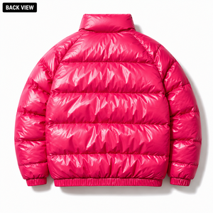 Stay Warm Stylish This Winter Our Premium Men's Bomber <b>Jacket</b> Featuring High Street Front Waterproof Eco-Friendly Stand Collar - Product Image 2