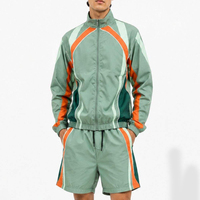 Nouvel ensemble de shorts coupe-vent en nylon personnalisé avec cordon de serrage, séchage rapide, respirant et léger pour hommes