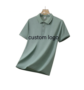 Camisa Personalizada para Hombre, Lona Suave, Transpirable, Ajuste Cómodo, Fabricante OEM/ODM con Logotipo, Informal de Negocios, Golf, Uso Diario, 240g - Product Image 4