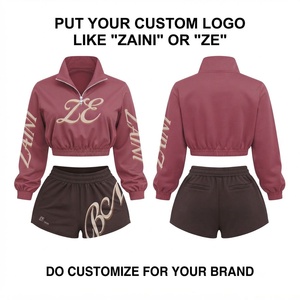 <b>Women</b> <b>Windbreaker</b> Shorts Premium Polyester 120 GSM Lightweight Mauve Brown Shorts Screen Print Custom Logo Casual Style - Product Image 1