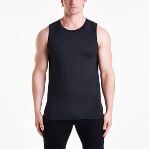 เสื้อกล้ามผู้ชาย คอกลม สีพื้น ผ้าถัก ระบายอากาศได้ดี ผ้าฝ้าย สวมใส่สบาย - Product Image 5