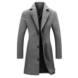 Premium <b>Womens</b> Trench <b>Coat</b> Belted Lapel Collar Long Overcoat <b>Double</b> <b>Breasted</b> Winter Jacket Custom Logo - Product Image 1